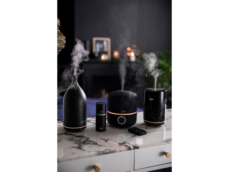 ipuro Aromavernebler Air Sonic Good Mood Schwarz Duftverdampfer mit Fernbedienung