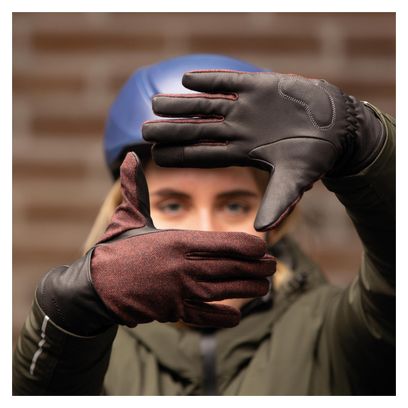 Gants Longs Femme Tucano Urbano Cabrio Rouge