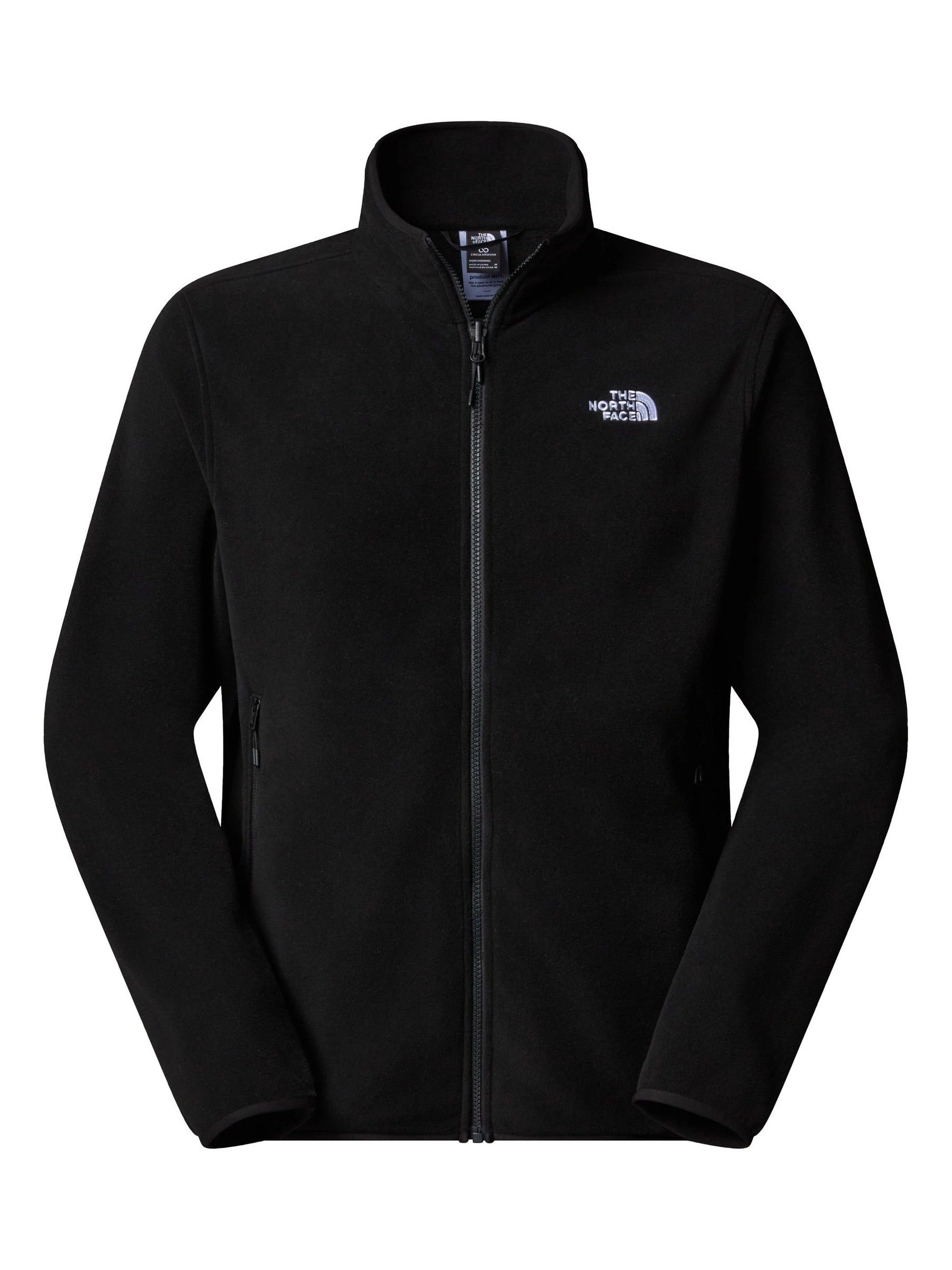 Zwart - The North Face® Glacier fleece met doorlopende rits