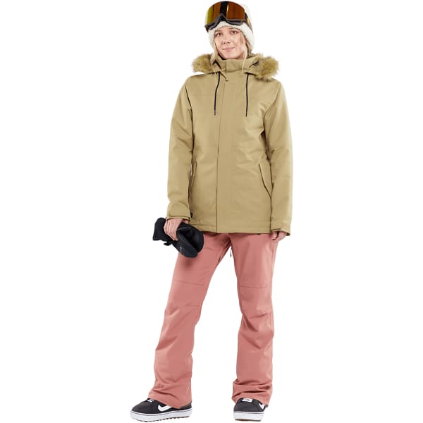 Veste de ski VOLCOM FAWN INS JACKET DARK KHAKI