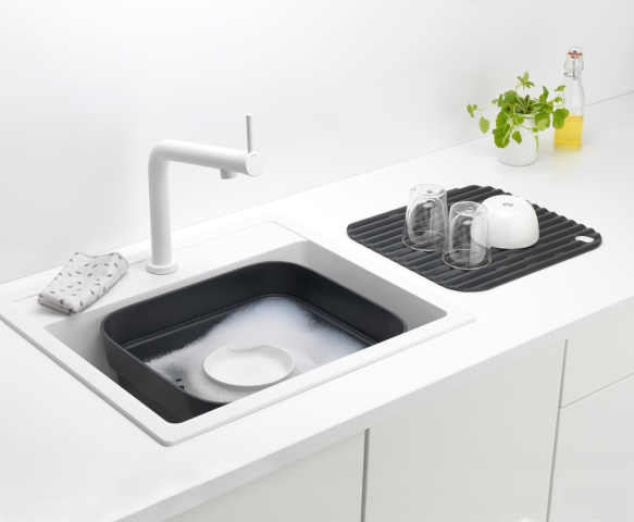 Afwasbak met Droogrek SinkSide - Dark Grey