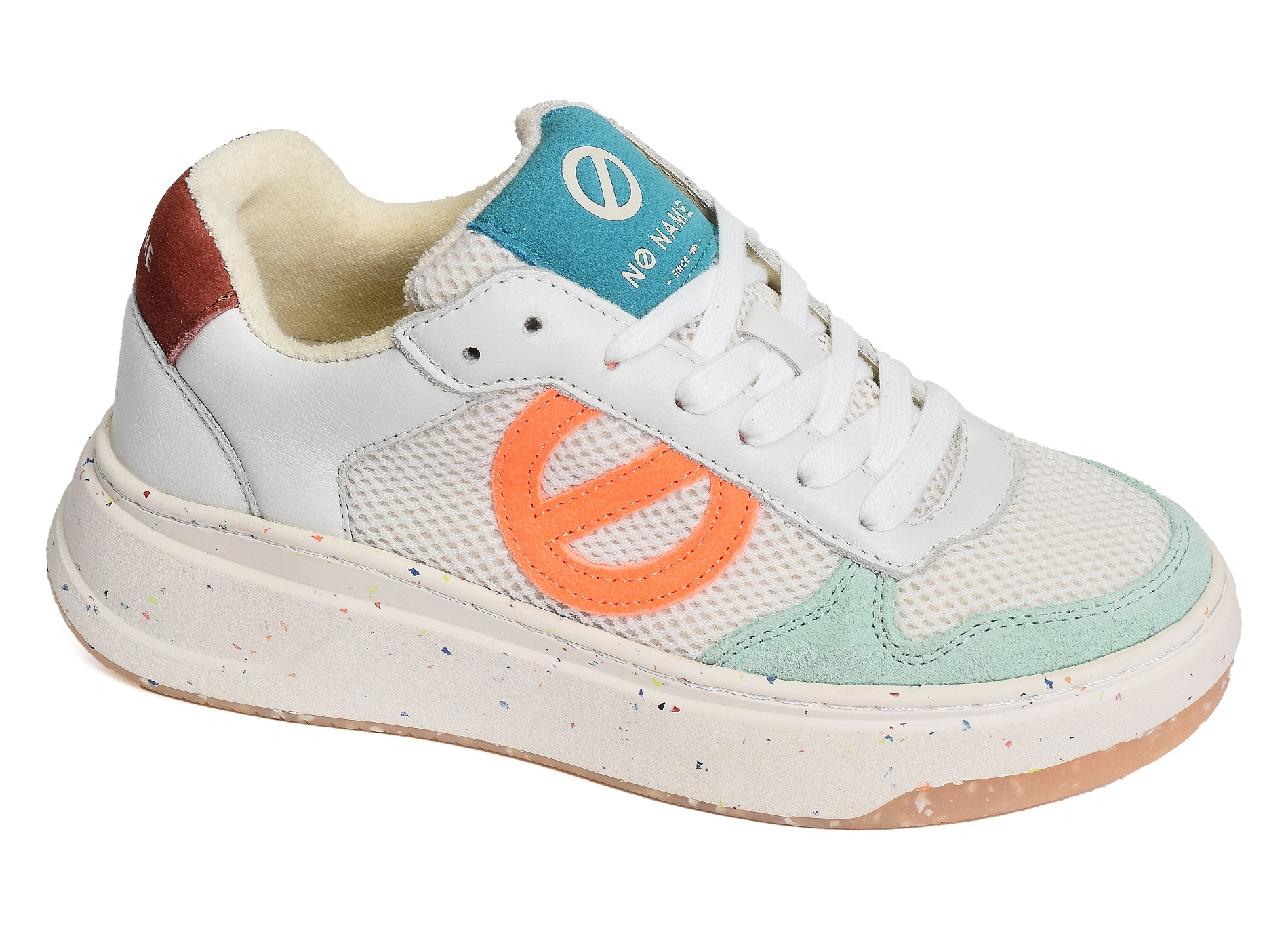 Bridget sneaker blanc orange