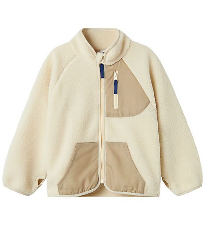 Name It Fleecejacke - Teddy - NmmBuster - Reines Kaschmir
