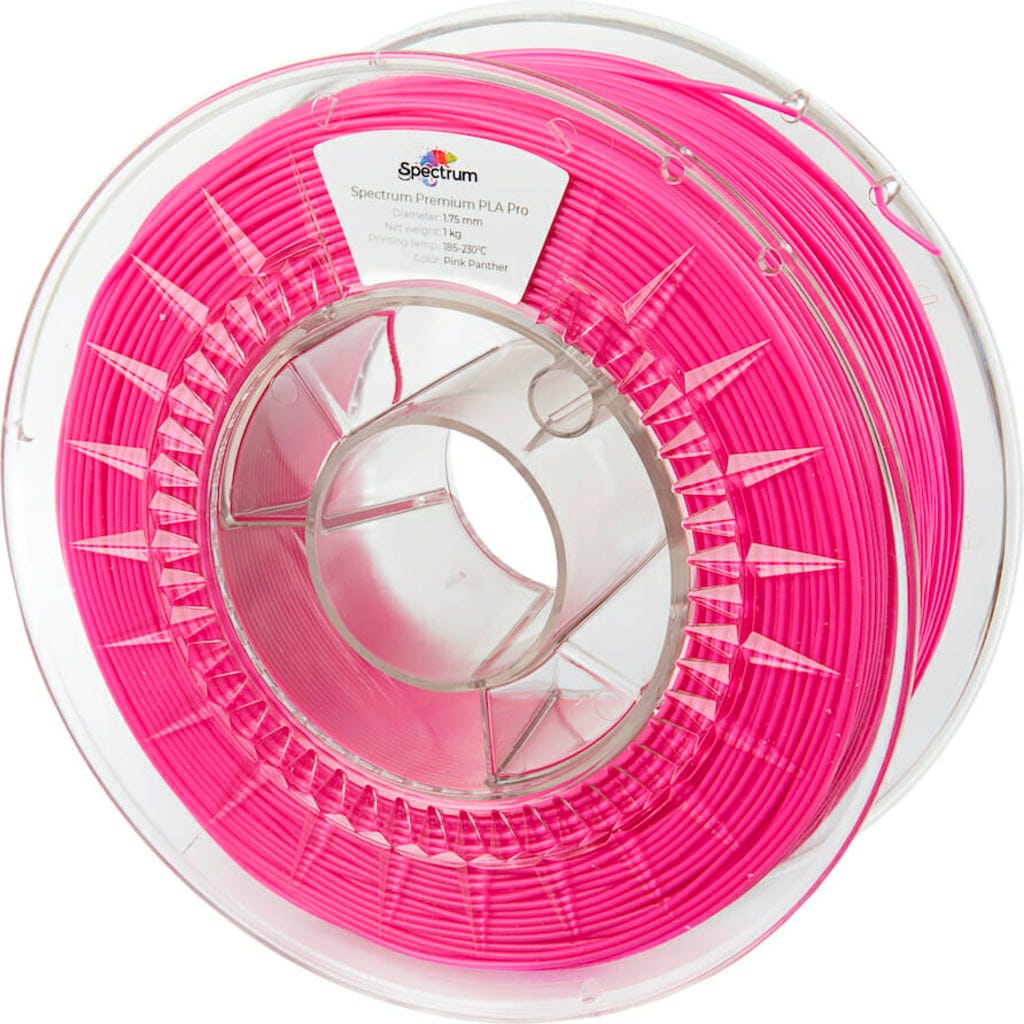 Spectrum  PLA Pro Pink Panther, 1,75 mm / 1000 g    Haltbares und schlagfestes PLA Filament in Pink Panther