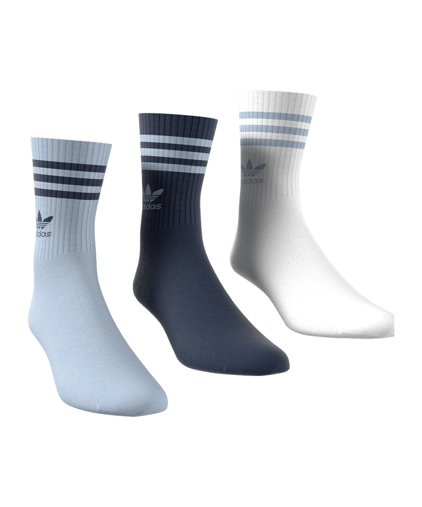 adidas Originals Crew 3 Pairs Socken Blau