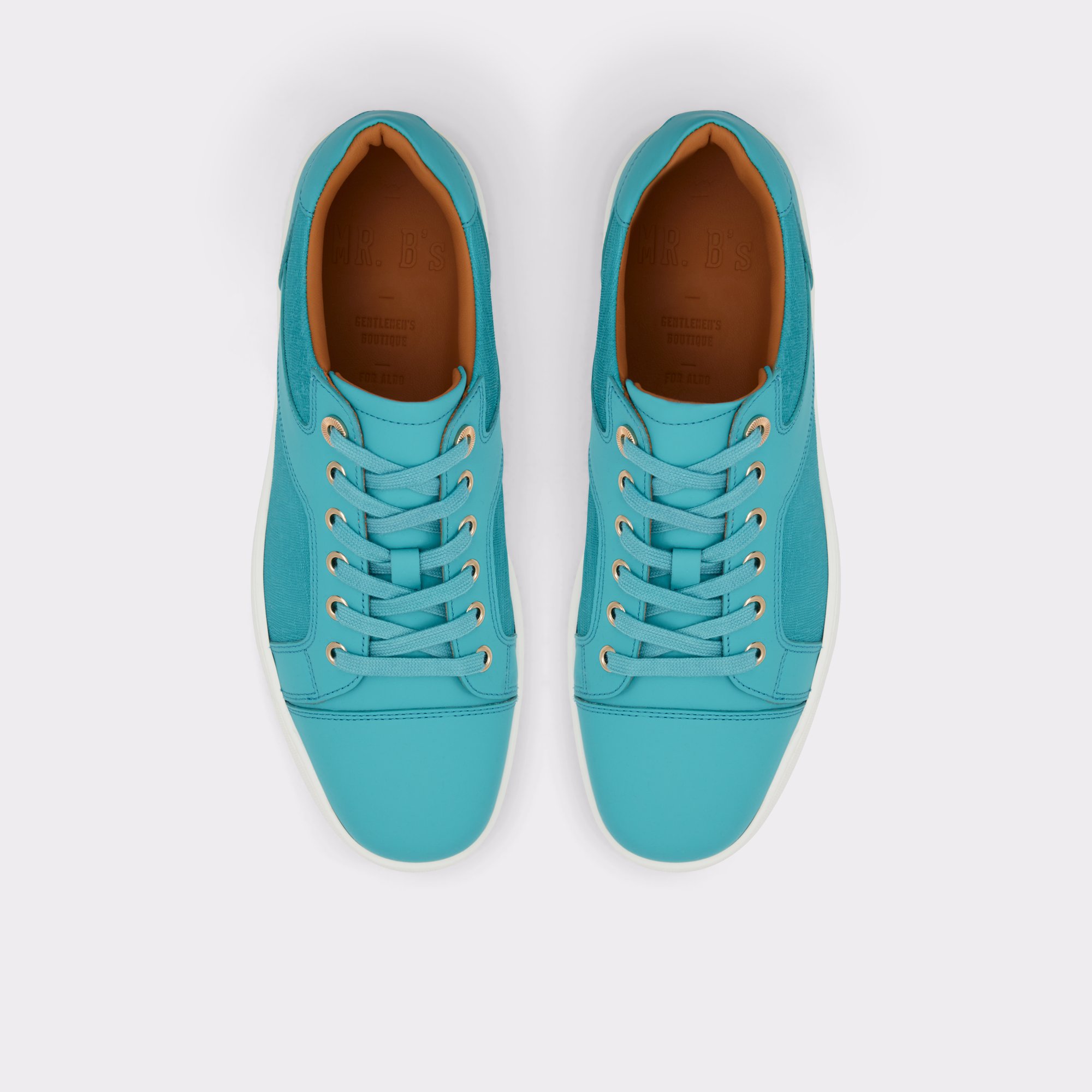 Crossfield Turquoise Men Low top