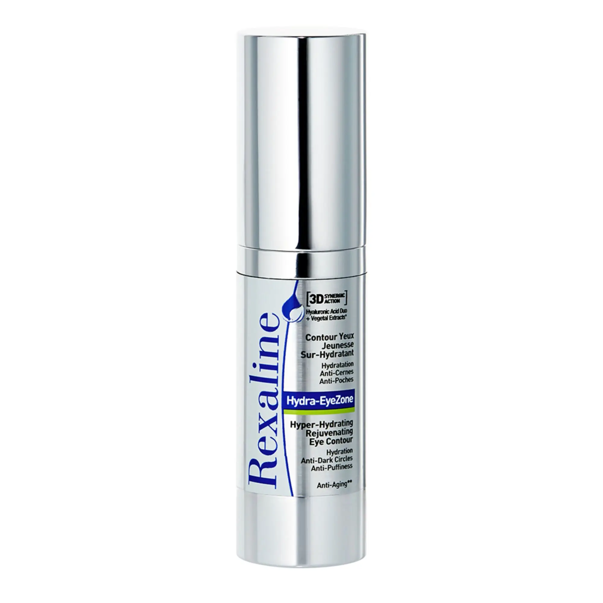 Rexaline - Hydra-EyeZone Soin Yeux Hydra-Défatigant 15ml - Contour des yeux et lèvres
