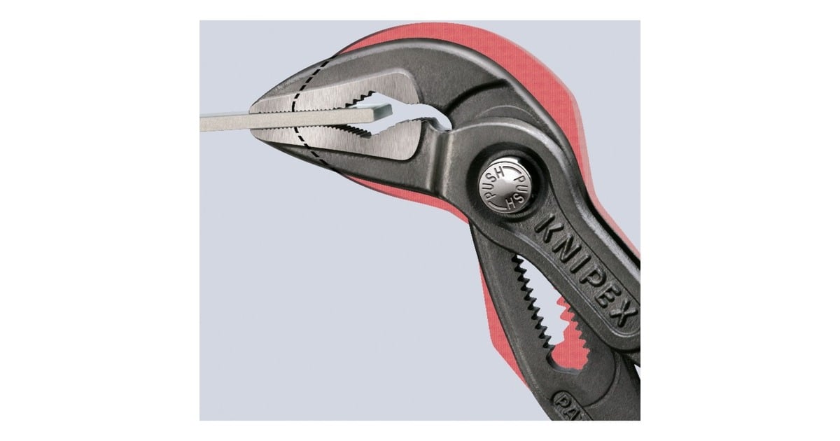 KNIPEXCobra ES Waterpomptang 8751250 zweedse- / waterpomp-tang  (Rood, 250 mm)