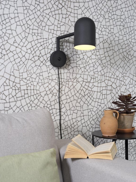 It's about Romi Marseille wandlamp zwart