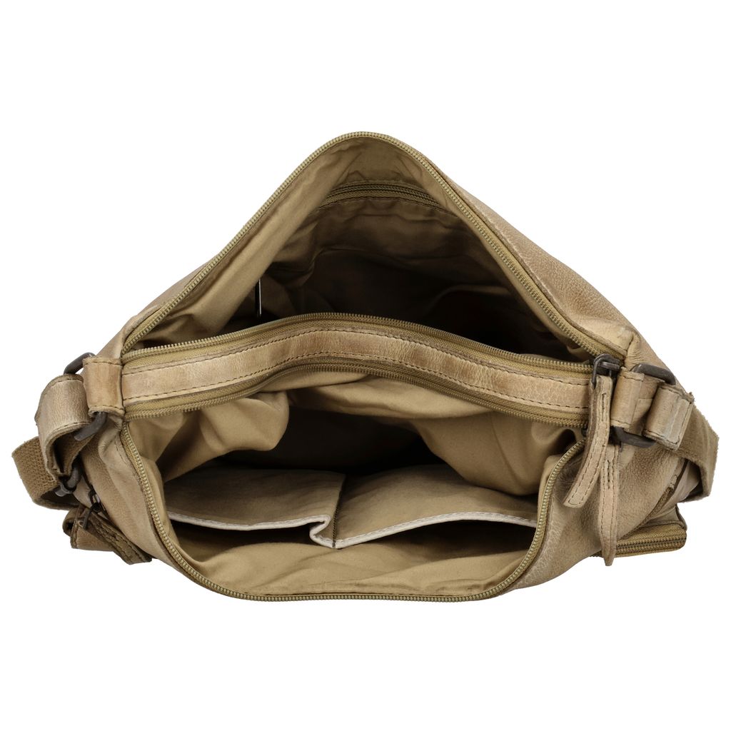 Hide & Stitches Paint Rock Crossbody Tas Zand