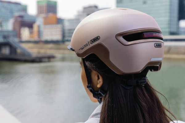 Abus Hud-Y Cykelhjelm, Champagne Gold