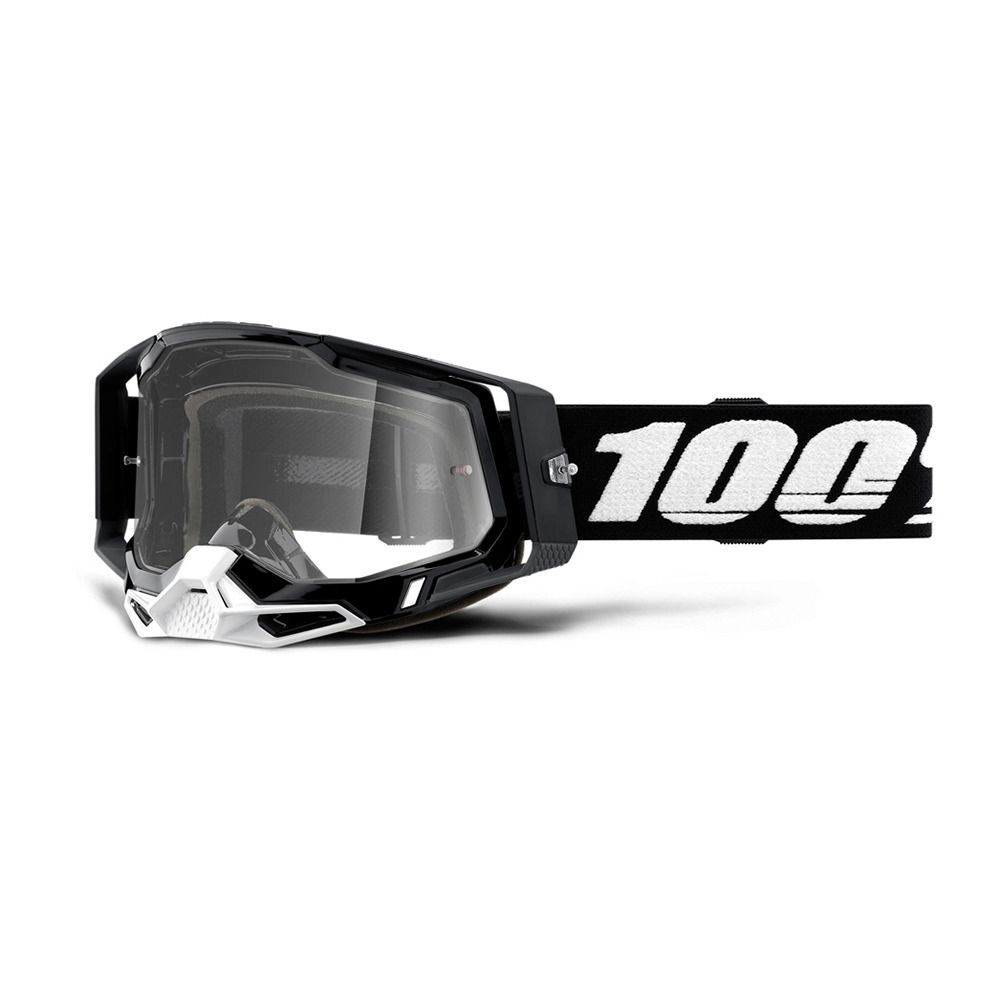 100 percent RACECRAFT 2 - Masque VTT black/clear