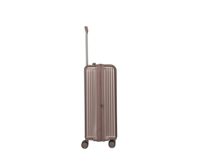 travelite Paros Trolley M erweiterbar, 63 l, Braun Reisekoffer