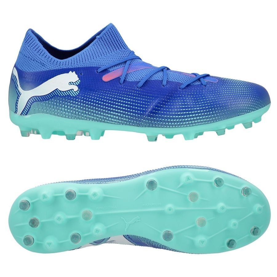 PUMA Future 7 Match MG Formula - Bleu/Blanc/Bleu