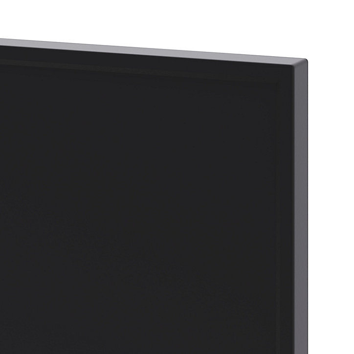 Porte de colonne de cuisine Pasilla noir mat L. 60 cm x H. 130 cm GoodHome
