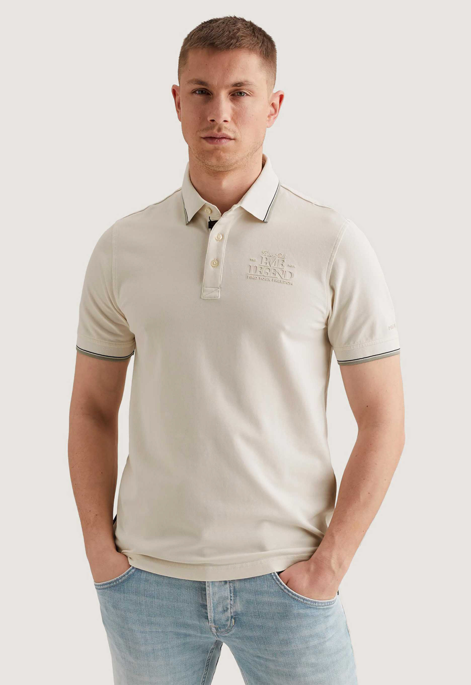 PME Legend Piqué Artwork Polo