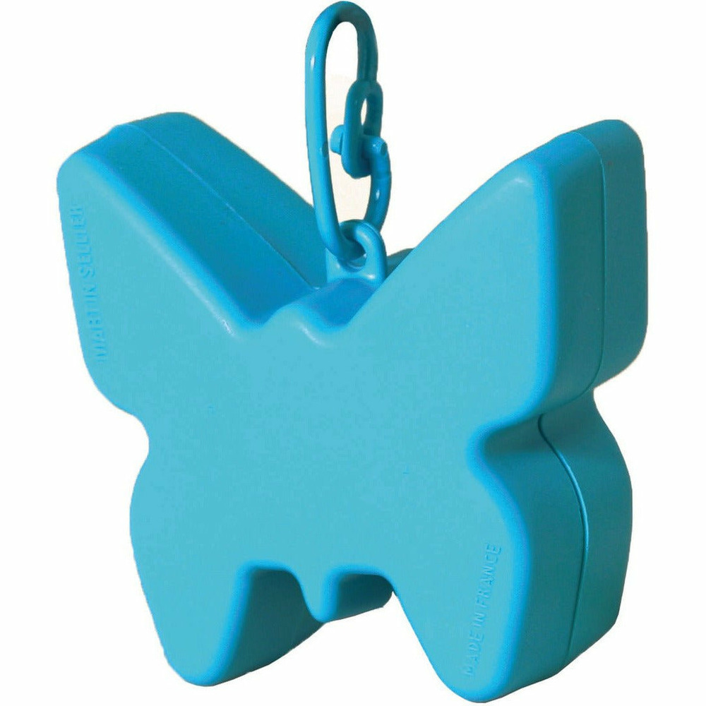 Distributeur de sacs à déjections canines en forme de papillon - l. 6.7 cm x l. 6.7 cm x h. 3.5 cm