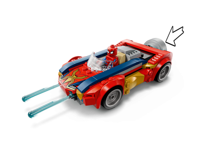 LEGO Spider-Man auto vs. Venomized Wolverine (76336)