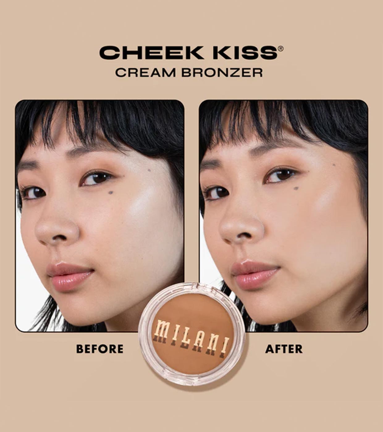 Milani - Creme Bronzer Cheek Kiss - 120: Spilling Tea