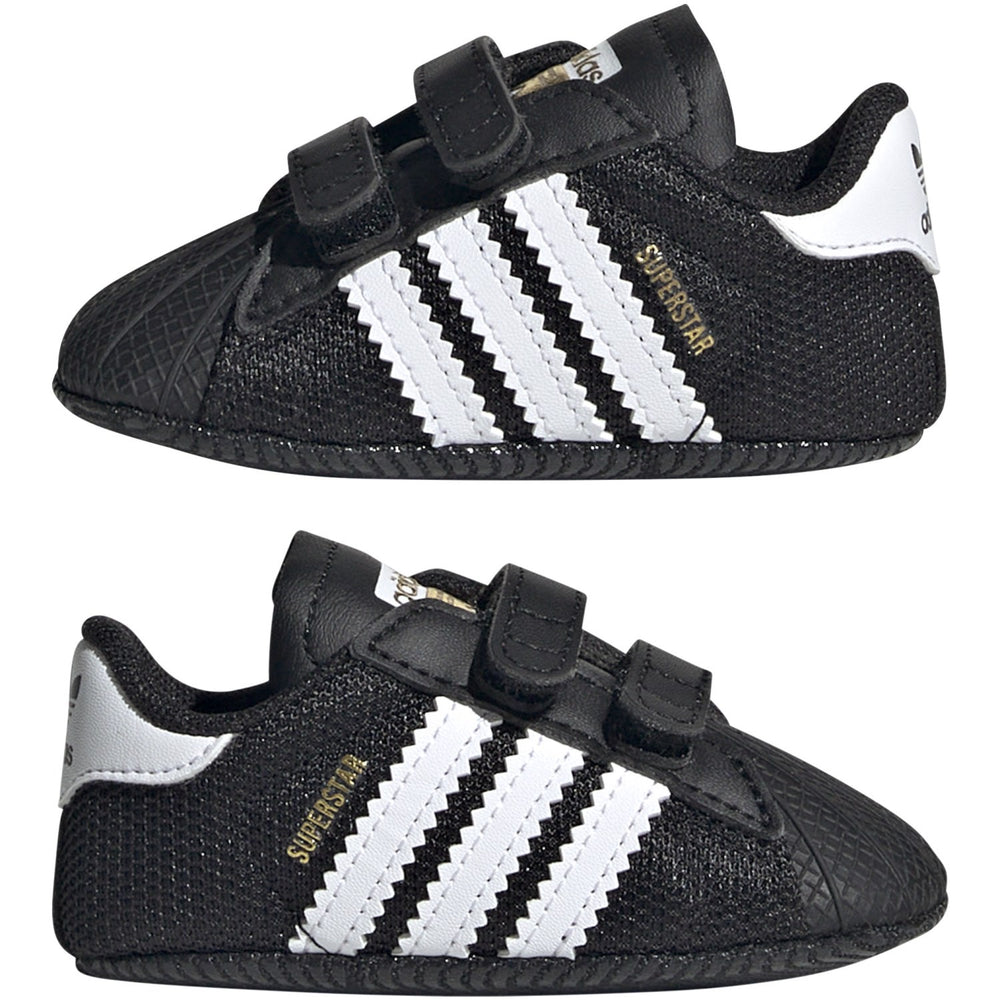 Køb adidas Originals Core Black/Ftwr White/Gold Met. Superstar Crib Sneakers