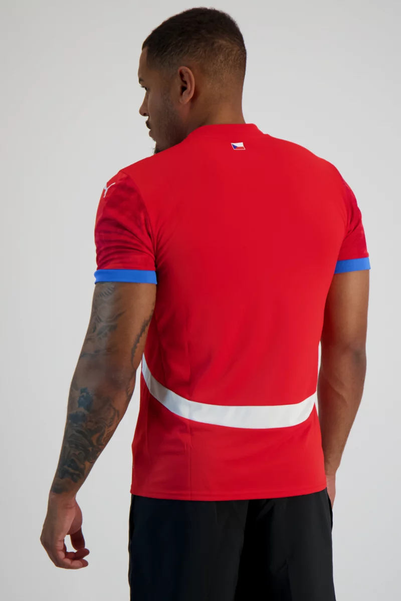 Puma Tschechien Home Replica Herren Fussballtrikot EM 2024