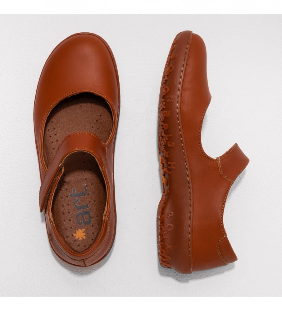 Sapatos de couro sintético Antibes vermelhos