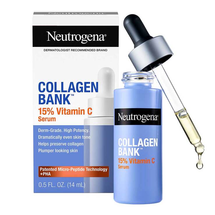 Neutrogena Collagen Bank 15% Vitamin C Serum, 30 ml