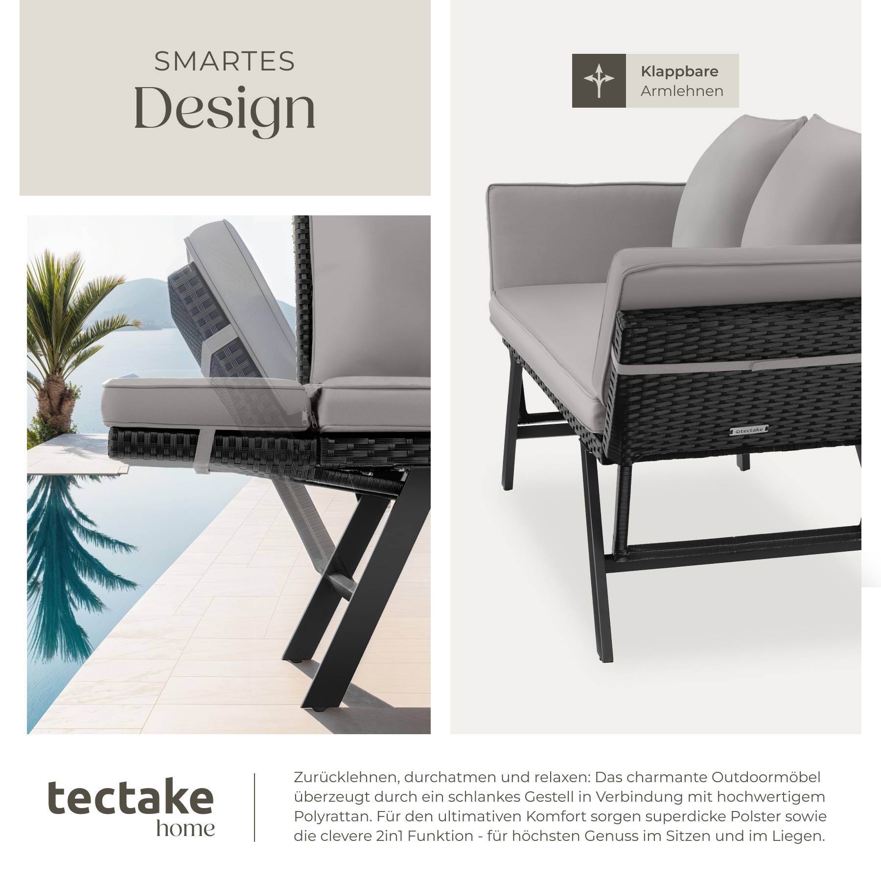 Rattan-Loungesofa Sintra