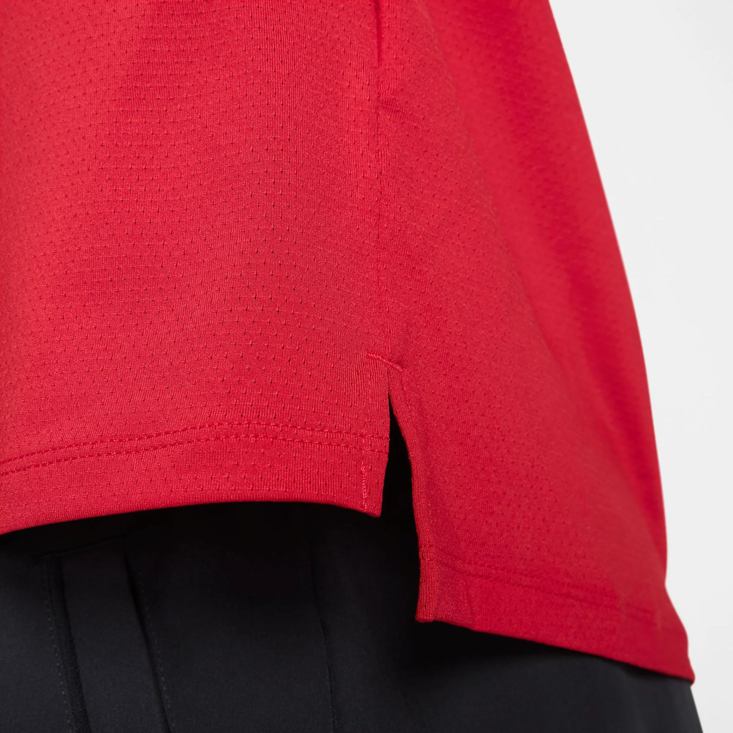 Nike Court Dri-Fit Advantage T-shirt Hommes - Rouge , Blanc