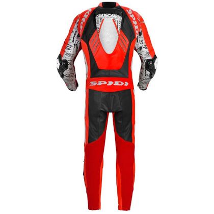 Combinaison Spidi TRACK WIND REPLICA EVO - Rouge / Blanc