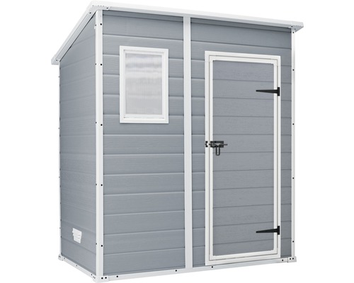 Tuinhuis, gereedschapsschuur KETER Manor Pent 6x4 incl. vloer 183,5 x 111 cm grijs