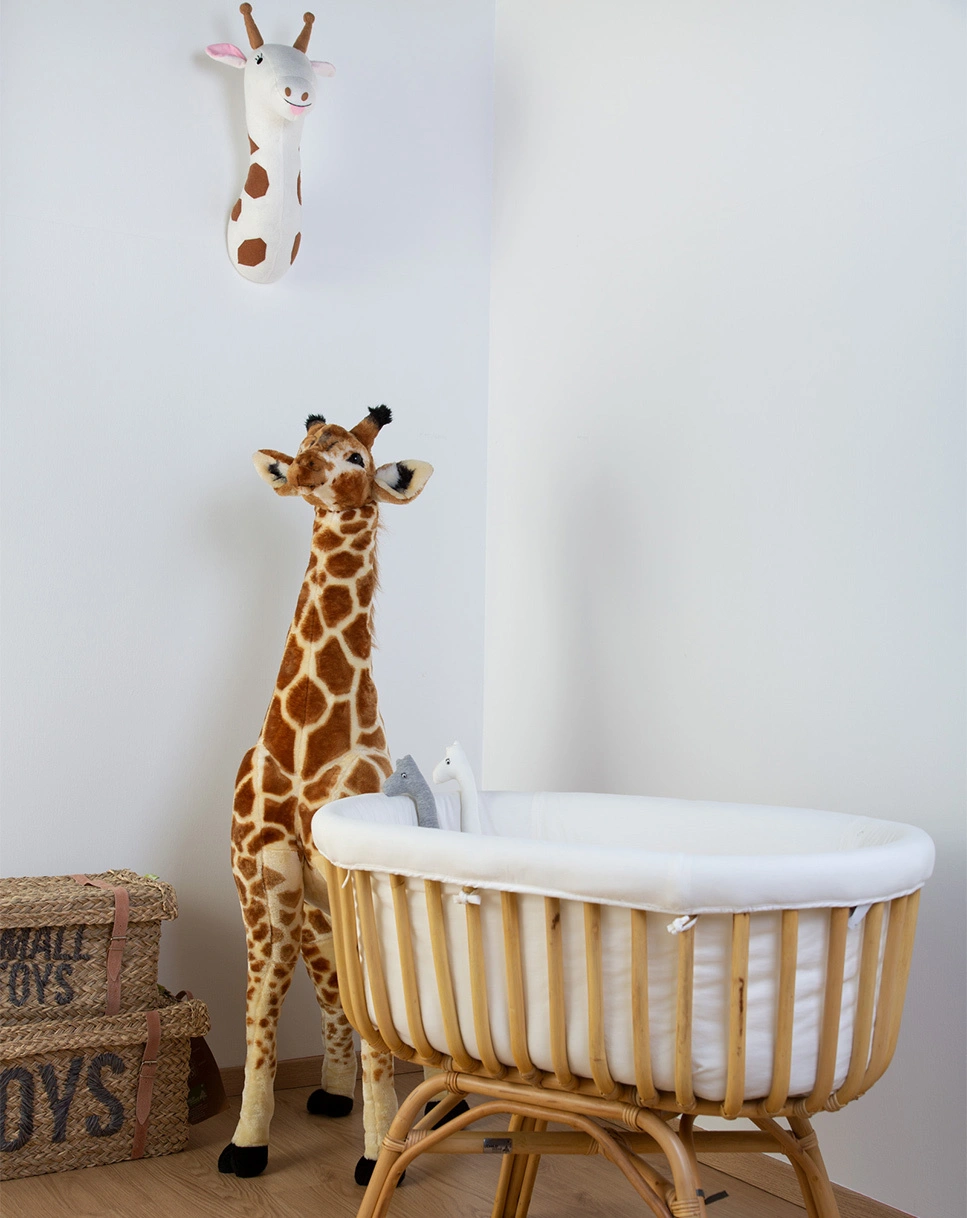 Wanddekoration GIRAFFE in beige