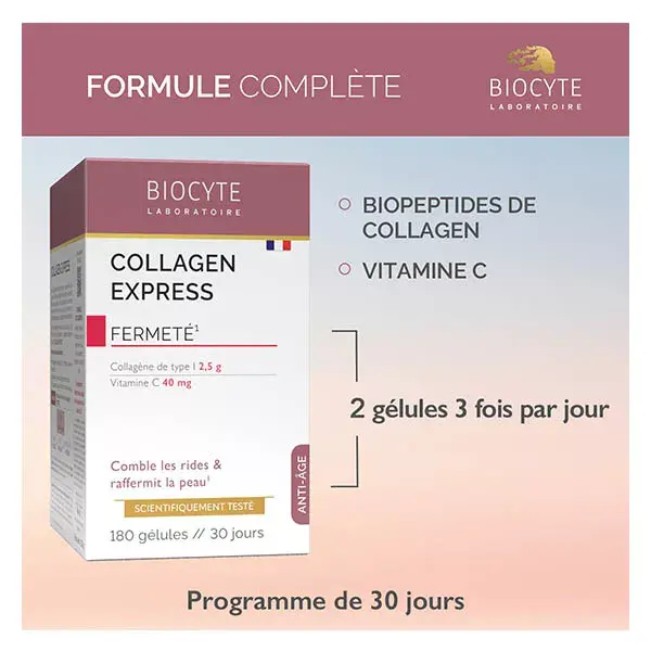 Biocyte Collagen Express Firming Wrinkle Filler 180 Cápsulas