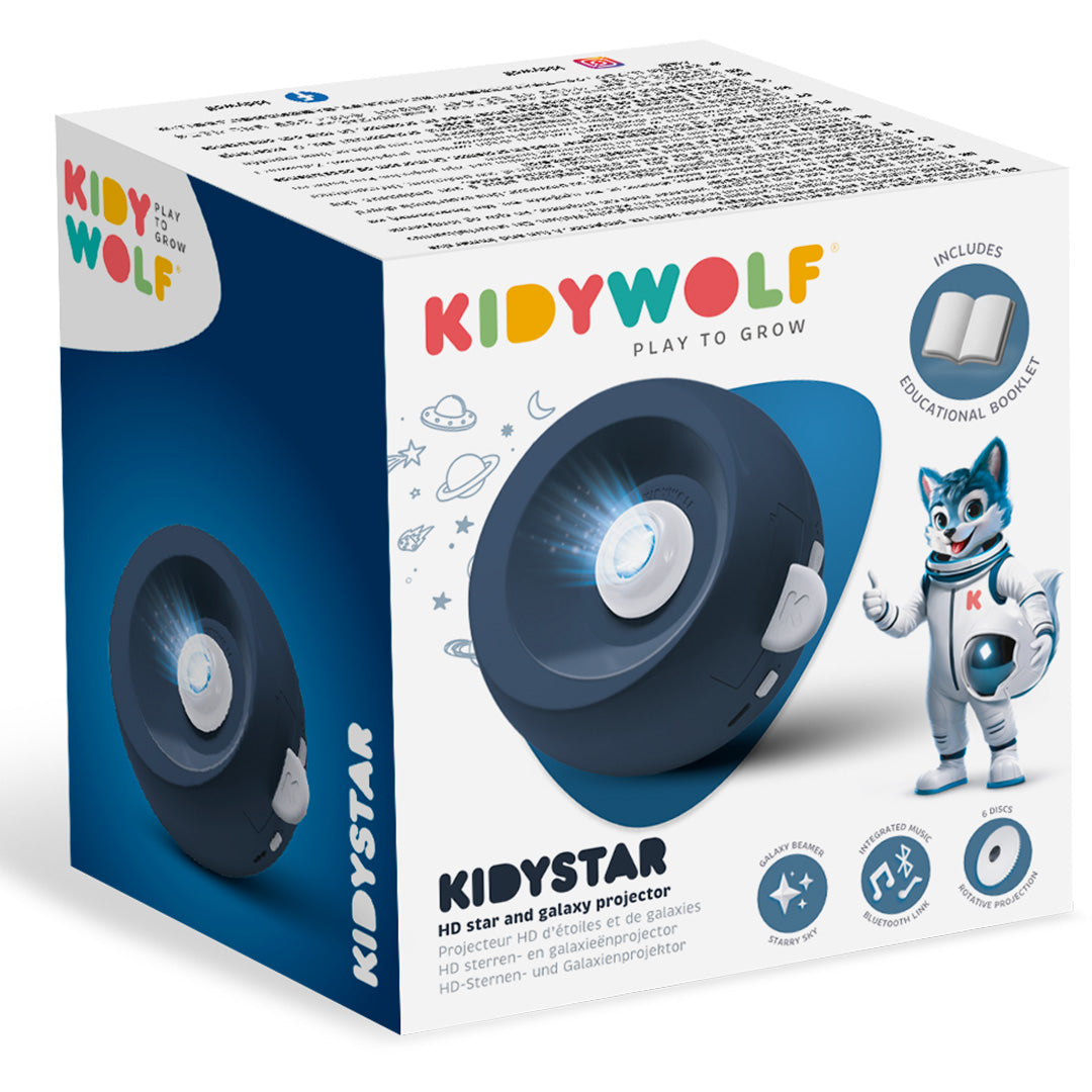 kidywolf kidystar planetarium met 6 discs - galaxy