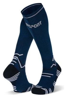 Chaussettes BV Sport Trail Compression Bleu / Noir
