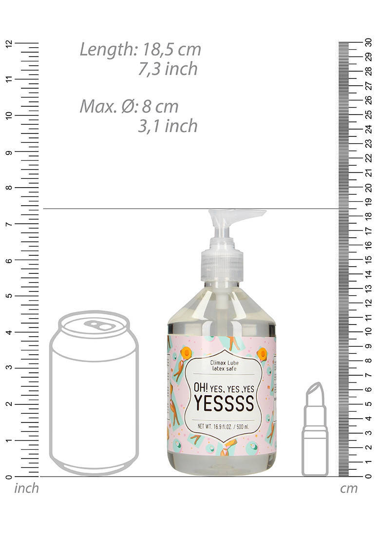 S-Line glijmiddel - oh! yes, yes, yessss - 500 ml