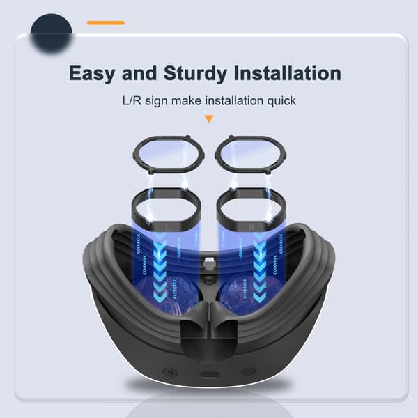 INF DEVASO objektivdeksel for PS VR2 - Hurtigmontering og magnetisk design 0
