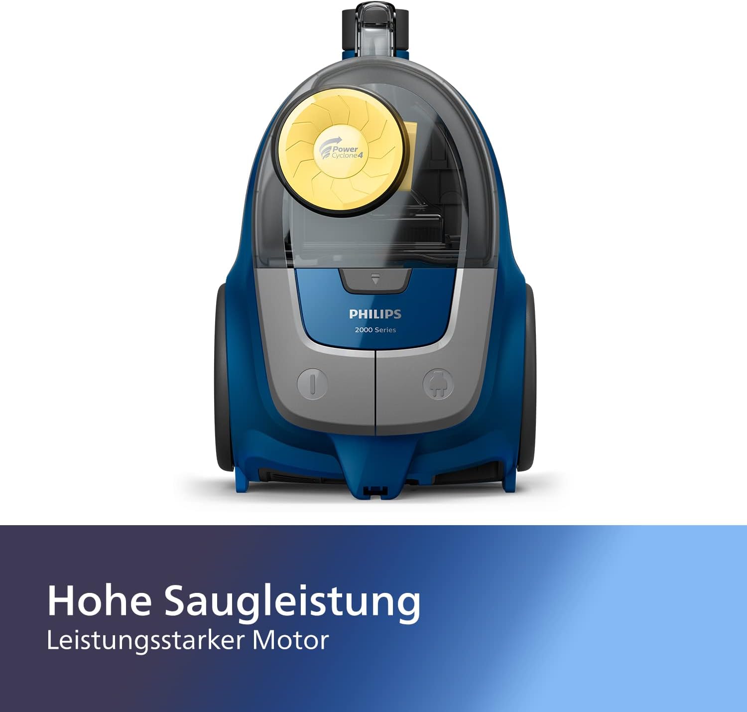 Philips Series 2000 Beutelloser Staubsauger – 850-W-Staubsauger mit Super-Clean-Luftfilter und Mehrzweckdüse (XB2125/09)