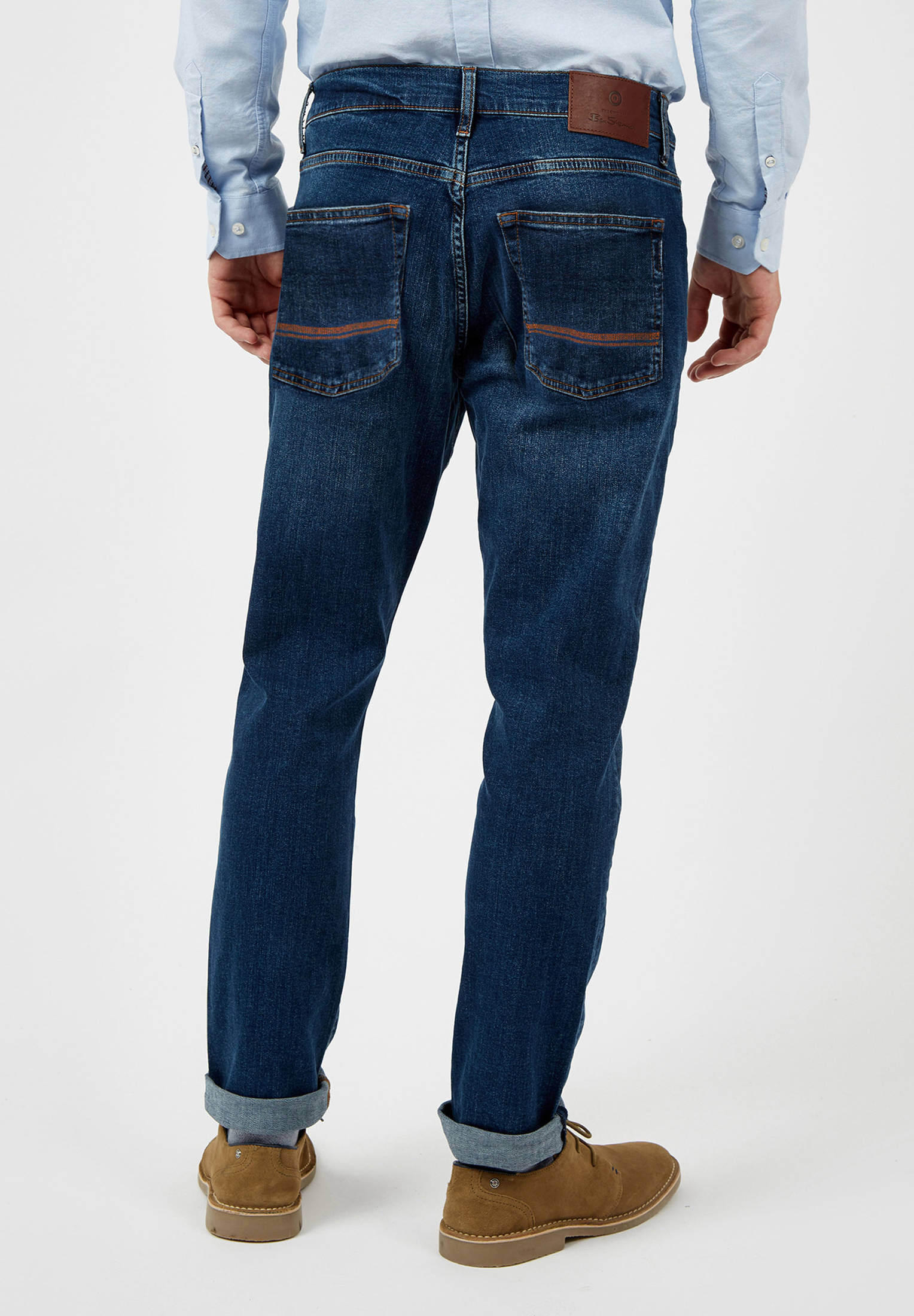 Ben Sherman| Herren Jeans Stonewash