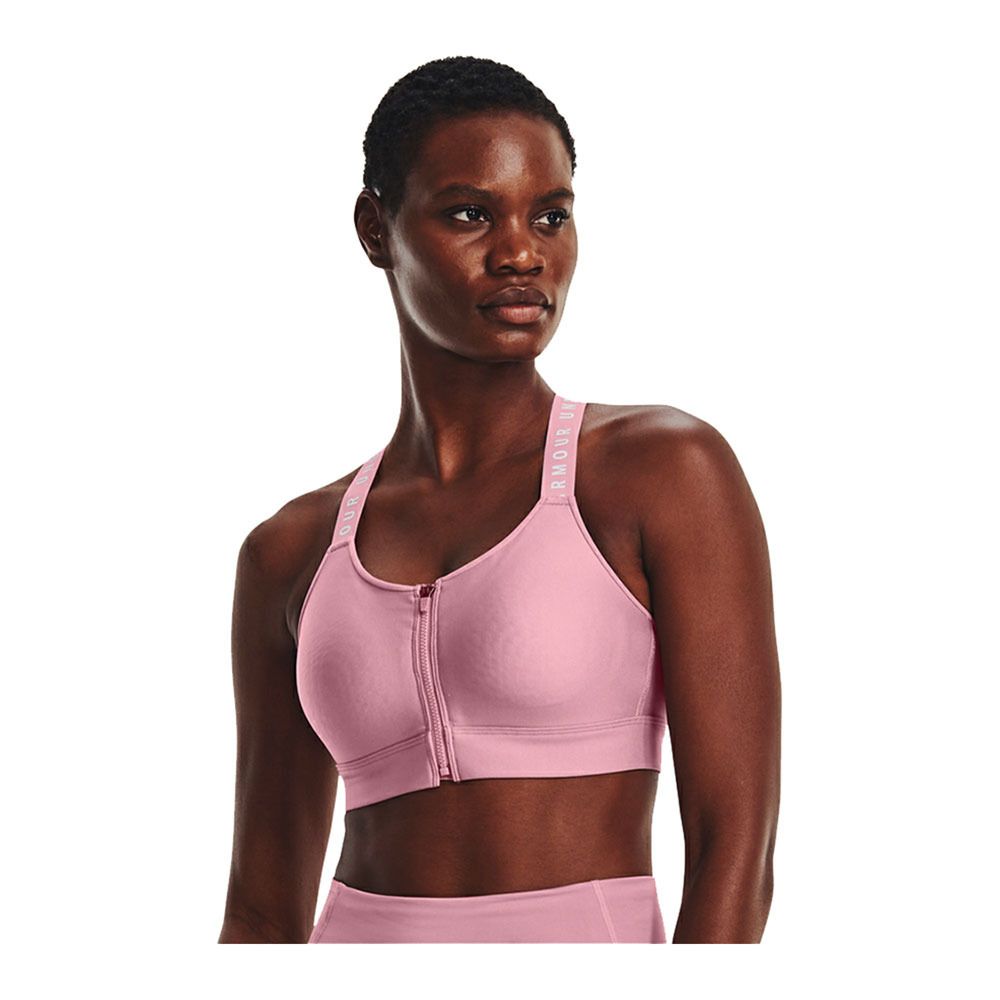 Under Armour UA INFINITY - Brassière Femme pink elixir/white