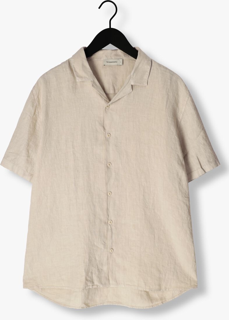 beige the goodpeople casual overhemd sun