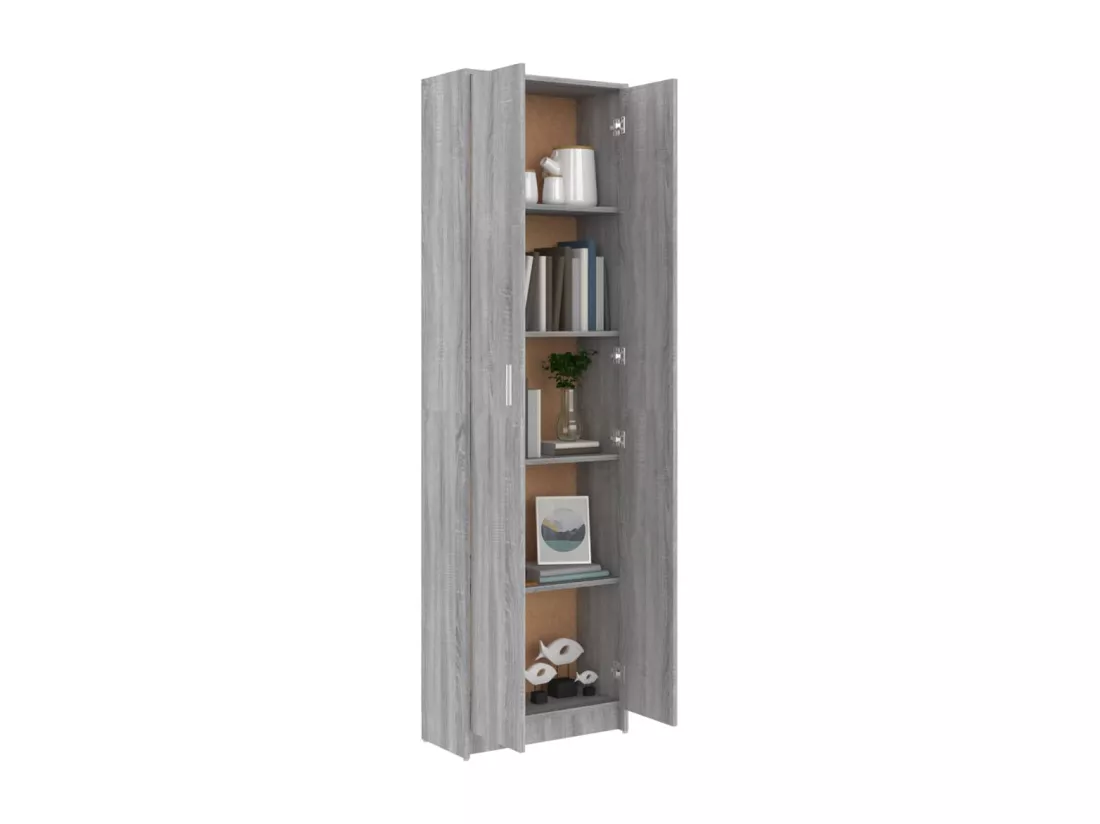 Garde-robe couloir Sonoma gris 55x25x189 cm Bois d'ingénierie