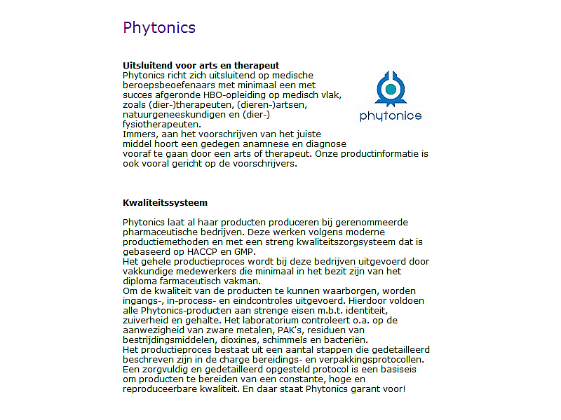 Phytonics Gluco Balance paard 500 gram