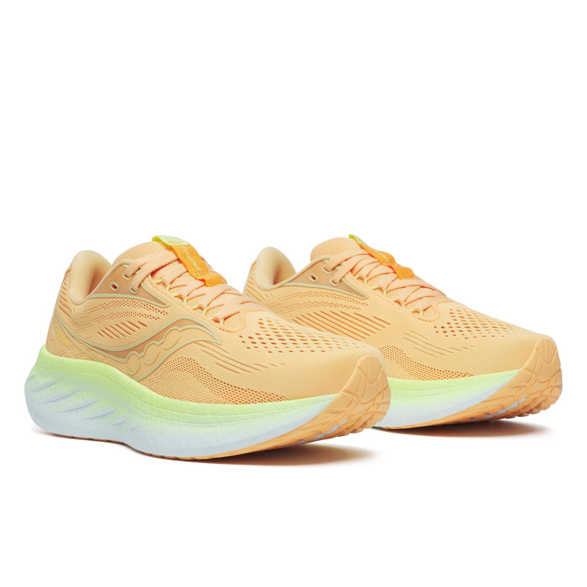 Saucony Ride 18 Womens Peach/Sunny