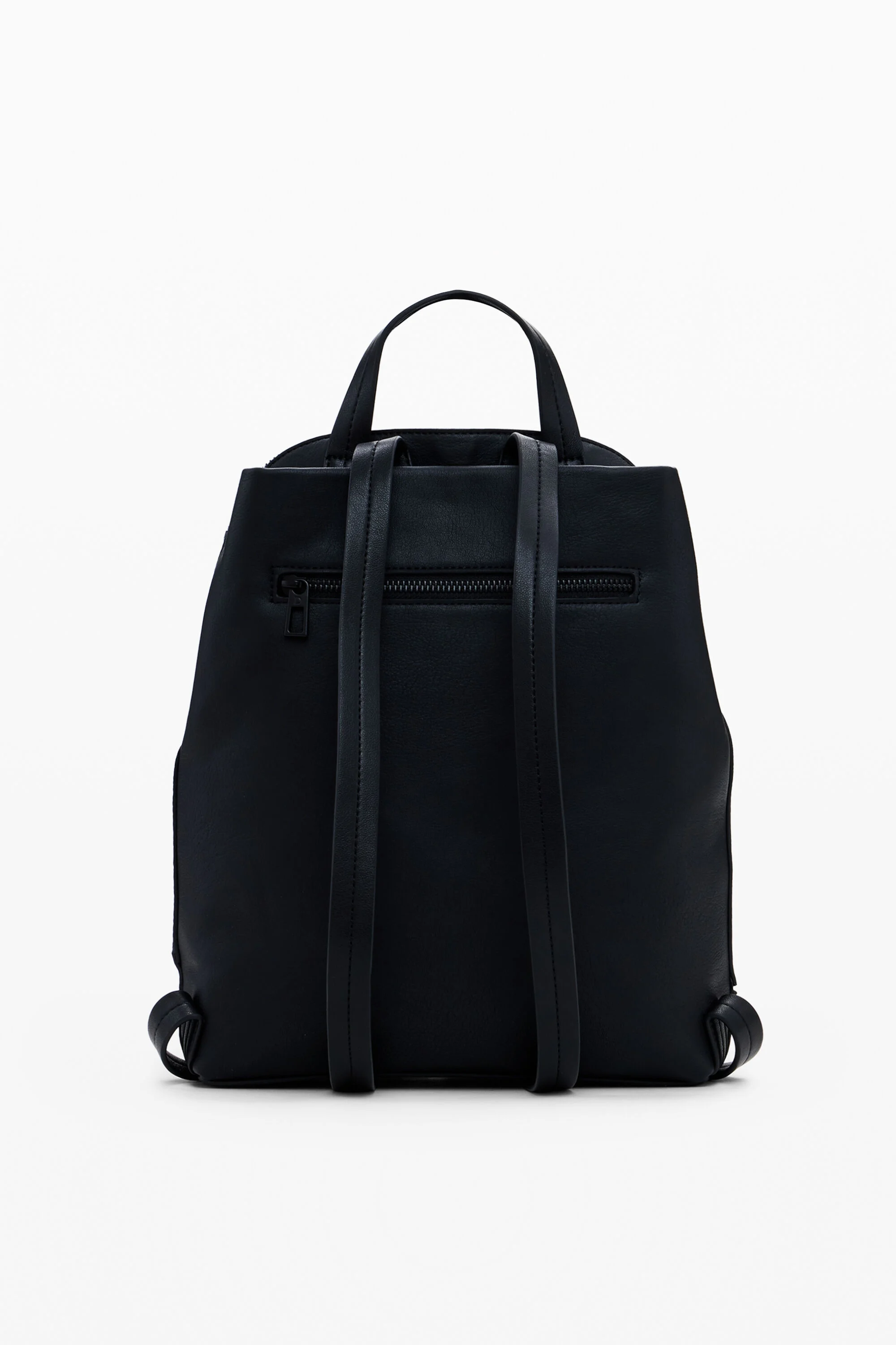 Mochila acolchoada com costuras, tamanho P