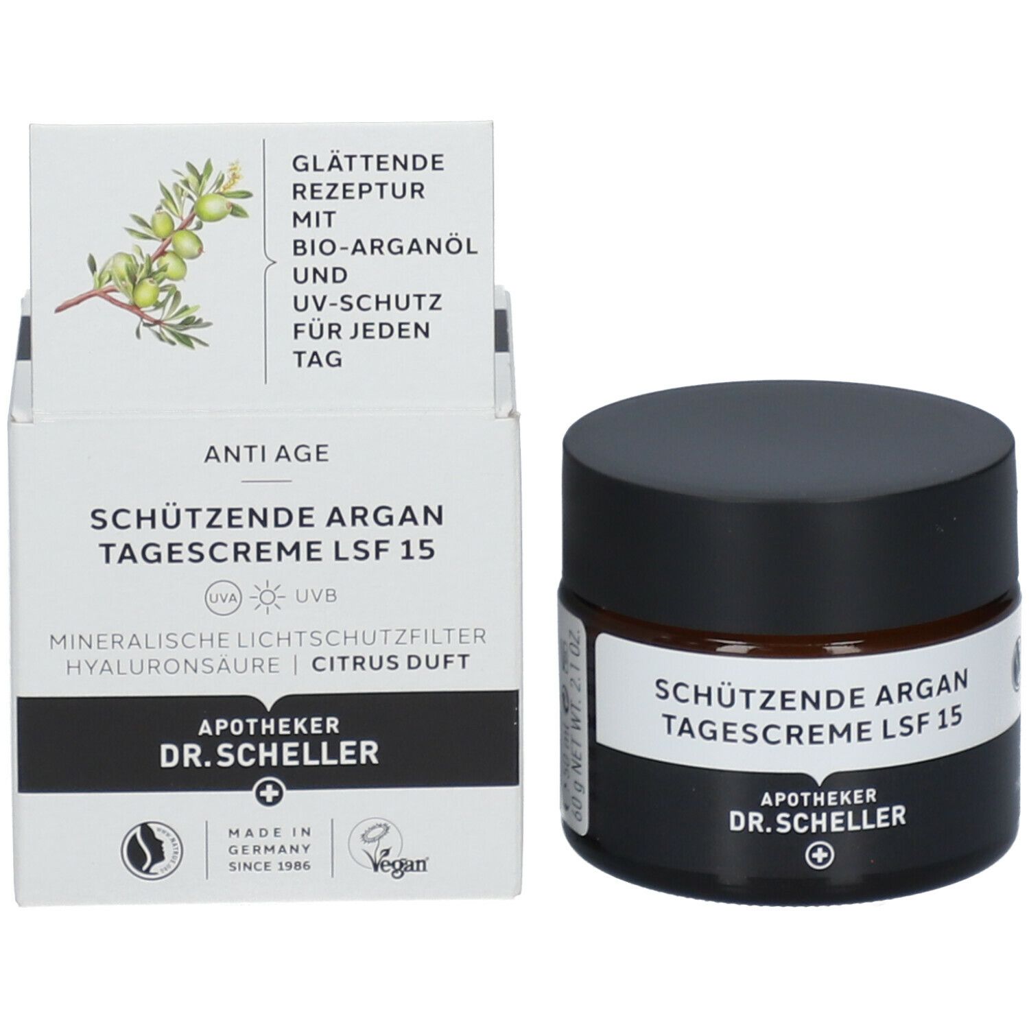 DR.SCHELLER Schützende Argan Tagescreme LSF 15