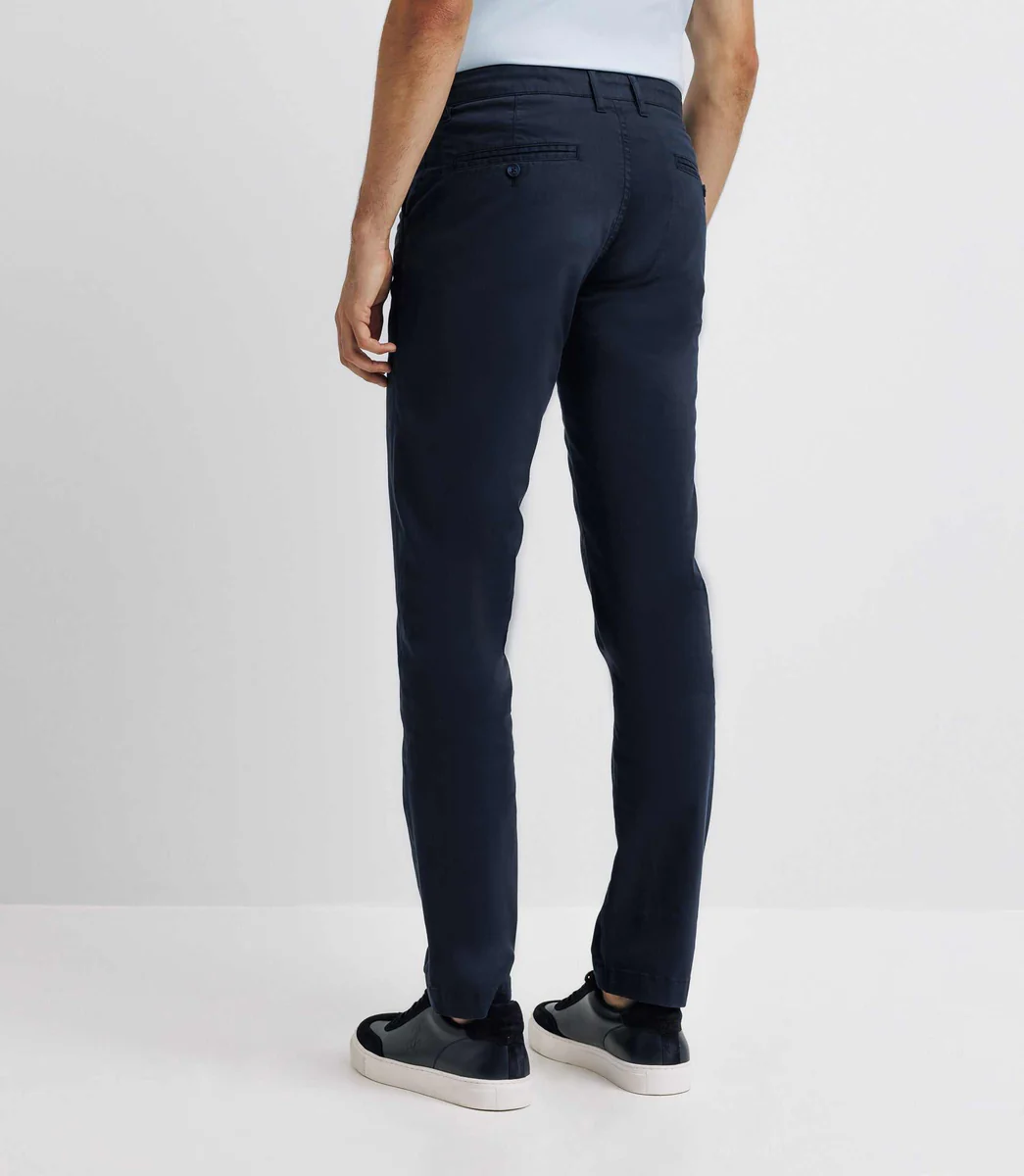 Pantalon casual stretch marine