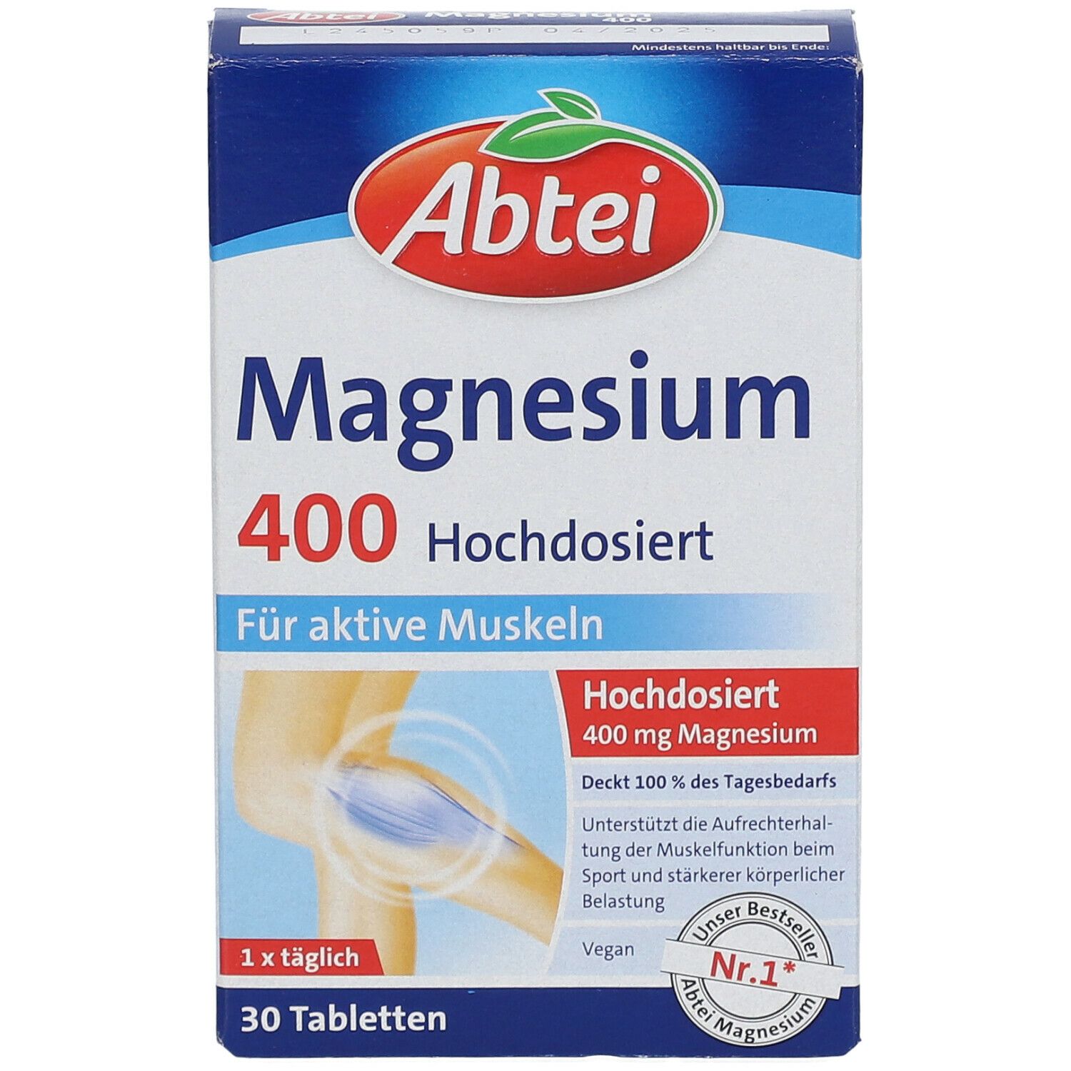 Abtei Magnesium 400 hochdosiert