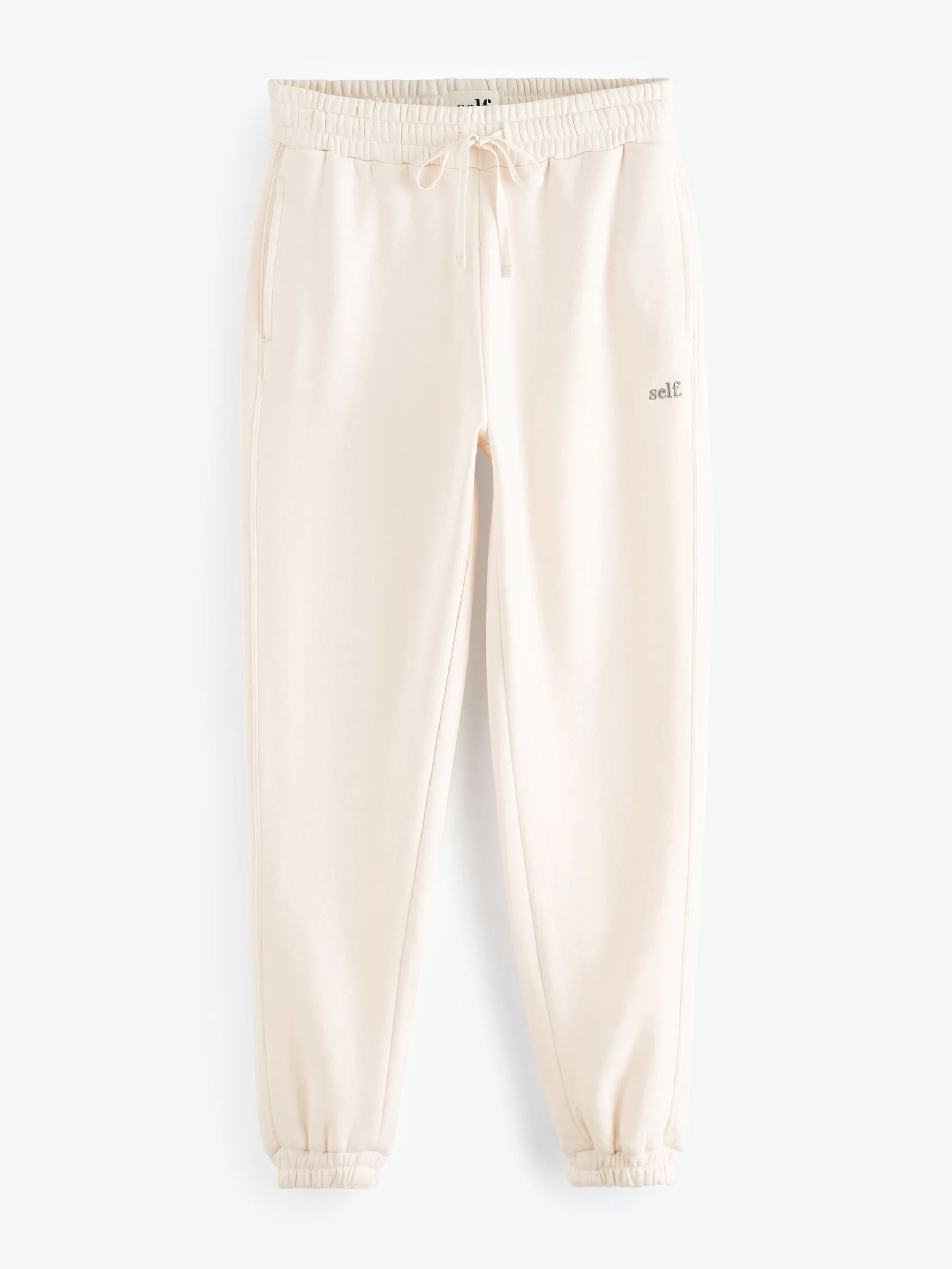 Ecru - Joggingbroek met banden