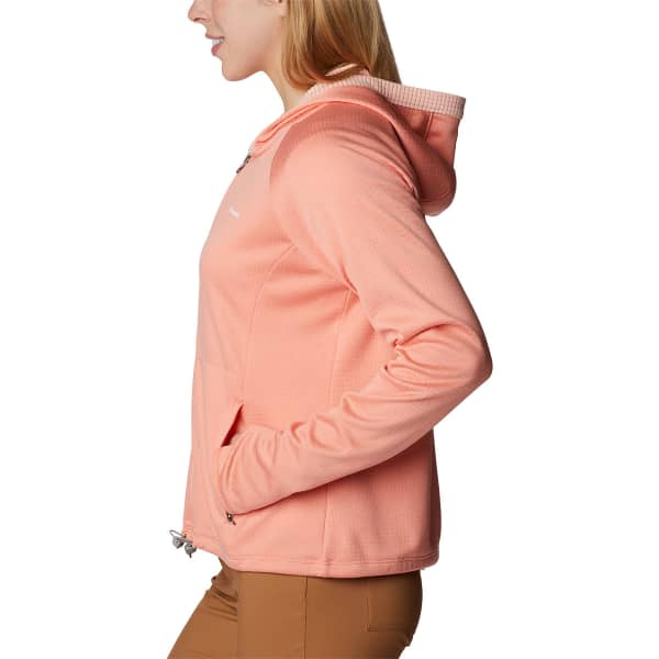 Veste polaire randonnée COLUMBIA BOUNDLESS TREK™ GRID FLEECE SUMMER PEACH HEATHER/PEACH BLOSSOM
